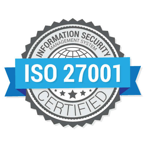ISO 27001 certified